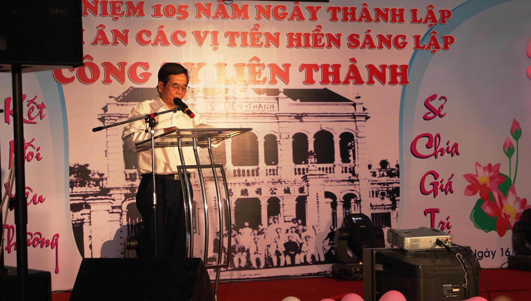 Ông Nguyễn Văn Thành Chủ tịch HĐQT Công ty phát biểu khai mạc